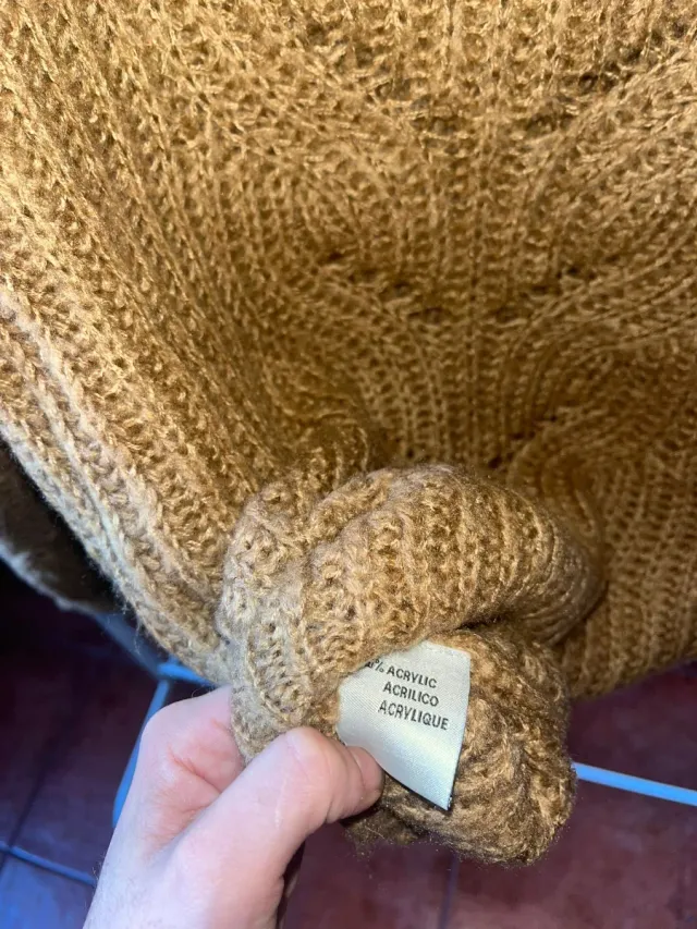 Jersey Vintage Talla M Beige