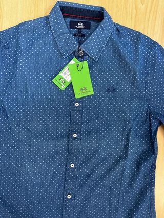 Camisa La Martina Azul Talla L
