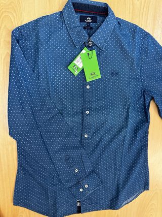 Camisa La Martina Azul Talla L