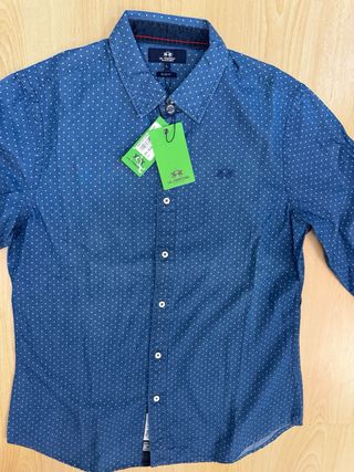 Camisa La Martina Azul Talla L