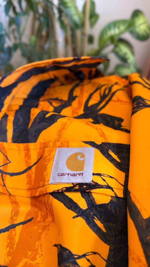 Abrigo Carhartt Naranja y Negro