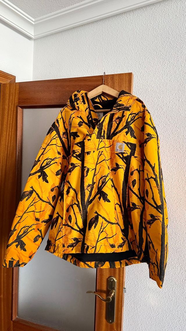 Abrigo Carhartt Naranja y Negro