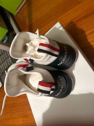 Scarpe Moncler Rosse e Bianche