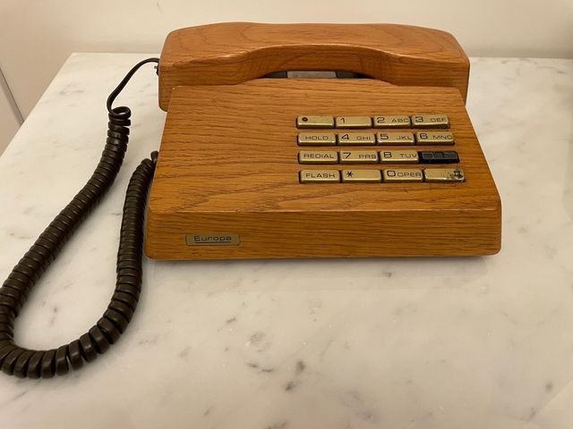 Telefono fisso Vintage Europe da collezione