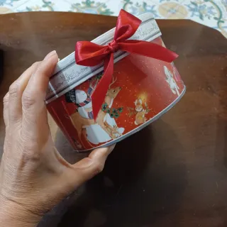 Tazza e piattino natalizi