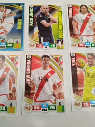 Cromos Adrenalyn 2015/16 Rayo Vallecano