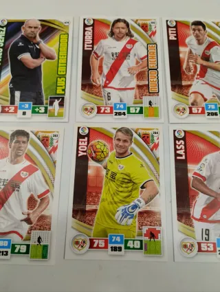 Cromos Adrenalyn 2015/16 Rayo Vallecano
