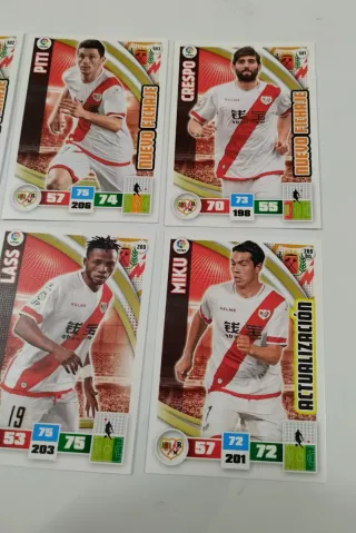 Cromos Adrenalyn 2015/16 Rayo Vallecano