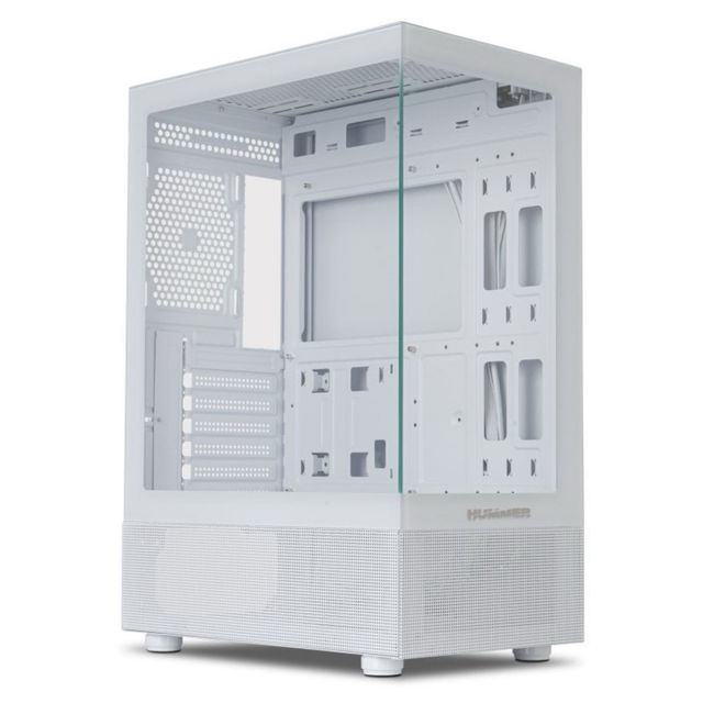 Torre PC Nox Hummer Vision Cristal Blanca