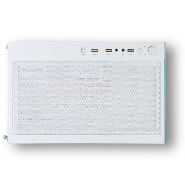 Torre PC Nox Hummer Vision Cristal Blanca