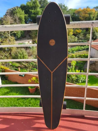 Longboard Oxelo Bambú Buen Estado