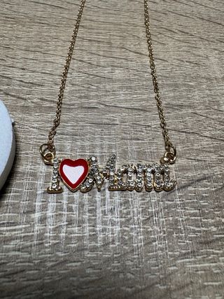 Conjunto collar, pendientes y anillo Mama