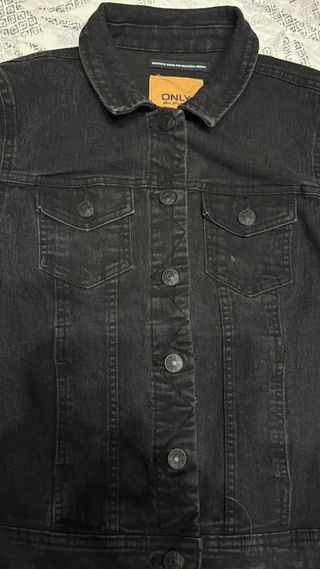 Cazadora vaquera ONLY negra Talla L