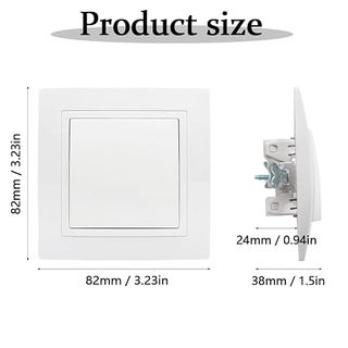 4 Interruptores de Encendido Blancos