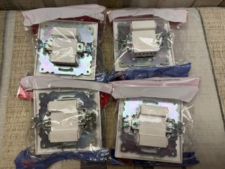 4 Interruptores de Encendido Blancos