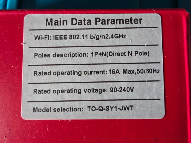 Disjuntor Inteligente Tuya Wifi com Medição