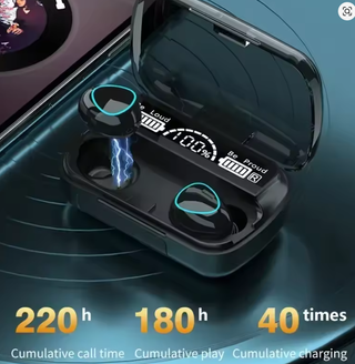 Auriculares Bluetooth M10 TWS Negros