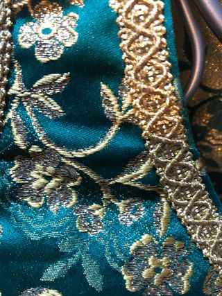 Chaleco Marroquí Disfraz Verde y Dorado