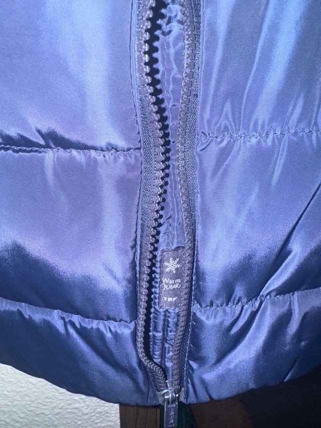 Anorak Zara azul y verde