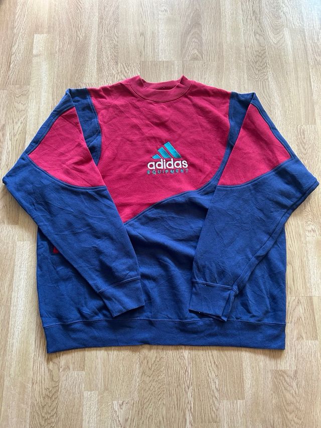 Adidas Equipment Vintage Rework -Rojo/Marino XL