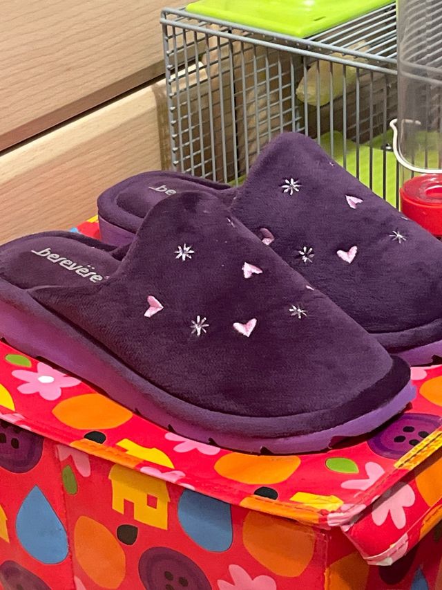 Zapatillas de invierno Berevere con corazones