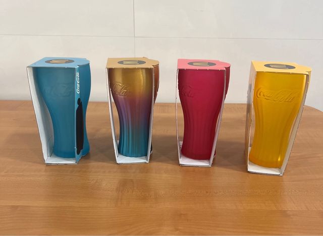 Lote de 4 vasos de Coca Cola Mac’Donalds
