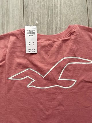 Camiseta Hollister California Manga Larga Talla M