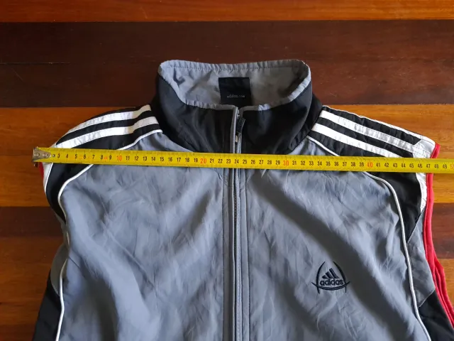 Chaleco Adidas Climalite Vintage Gris Negro