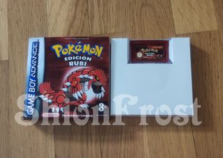 Caja Pokémon Edición Rubí (GBA)