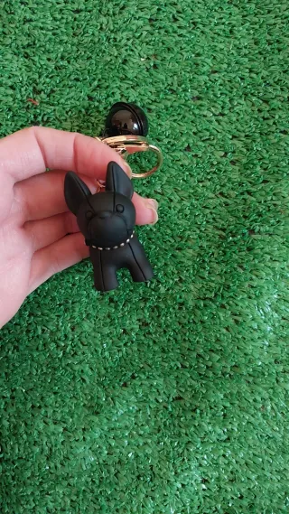 Llavero Bulldog Francés Negro