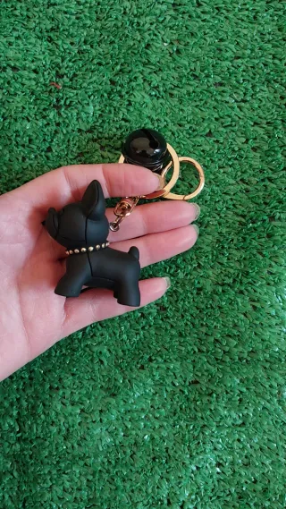 Llavero Bulldog Francés Negro
