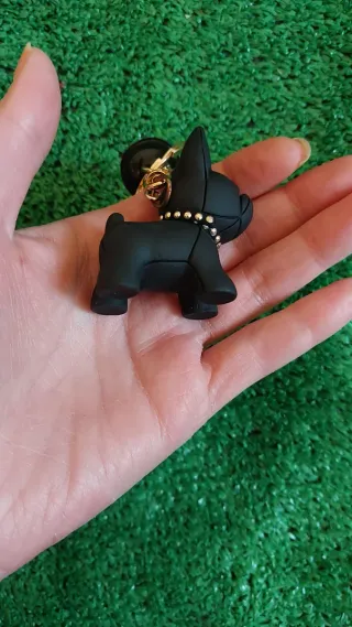 Llavero Bulldog Francés Negro