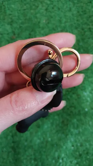 Llavero Bulldog Francés Negro