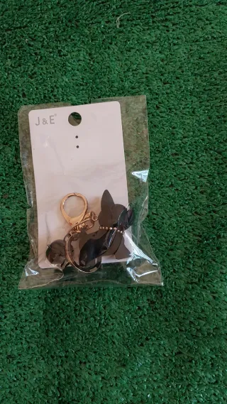 Llavero Bulldog Francés Negro