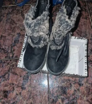 Stivaletti bambina n. 30 con pelliccia