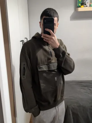 Sudadera Wasted Paris Verde Militar