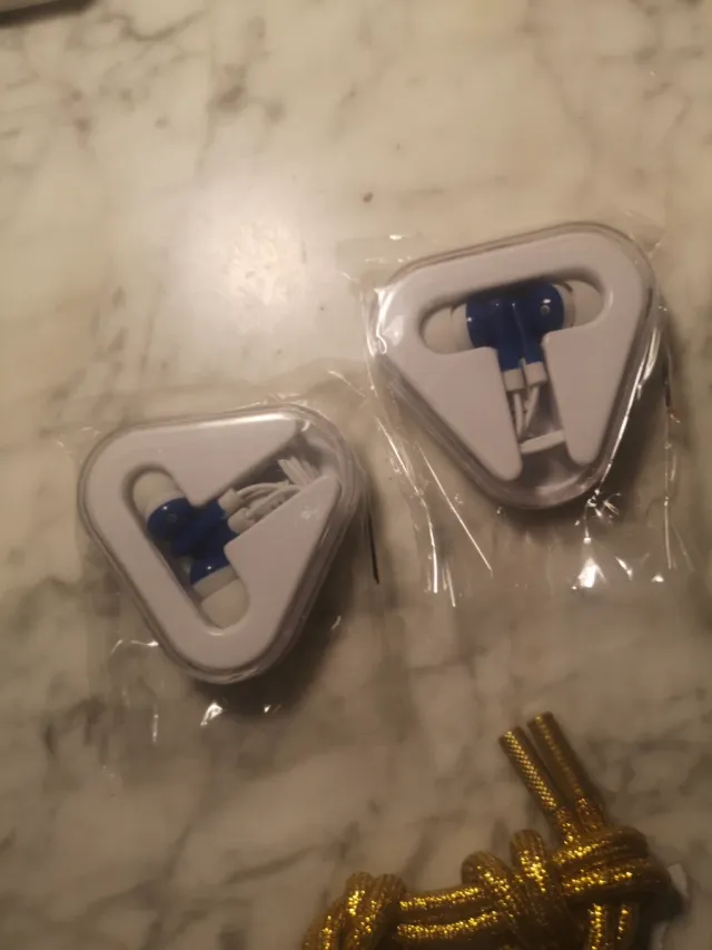 Auriculares Inalámbricos Azul y Blanco