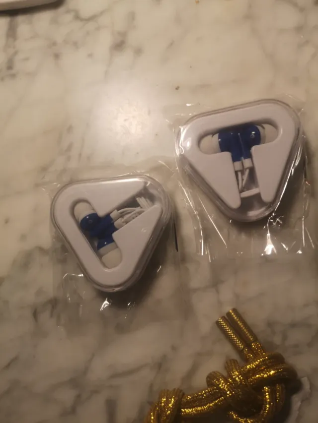 Auriculares Inalámbricos Azul y Blanco