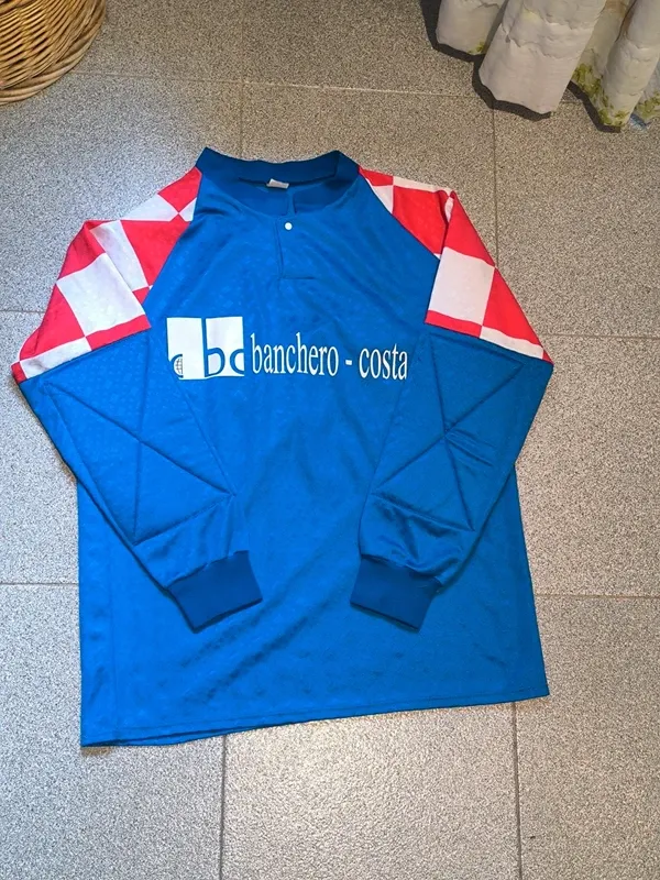 Camiseta Fútbol Vintage Portero Banchero Costa