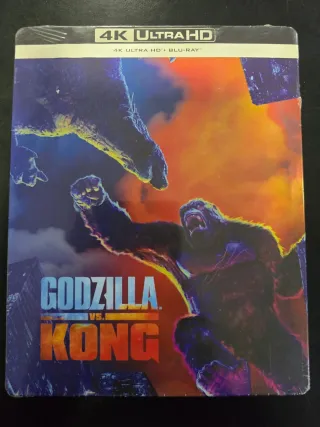 Godzilla vs Kong 4K Blu-ray Steelbook