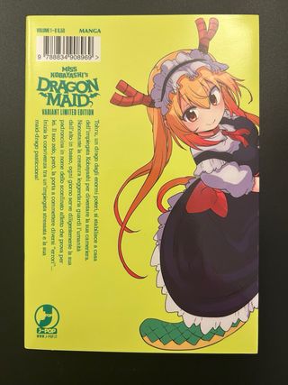 Miss Kobayashi’s maid Dragon coppia variant manga