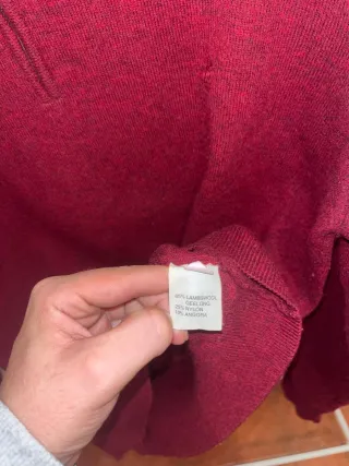 Jersey Genfins Rojo Media Cremallera