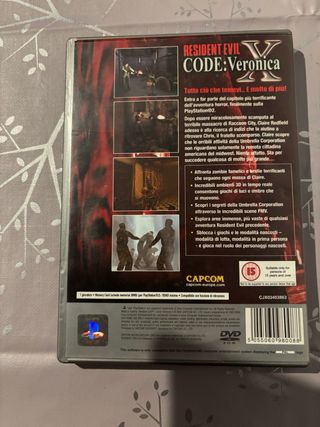 Resident Evil Code Veronica X ita PS2 Platinum