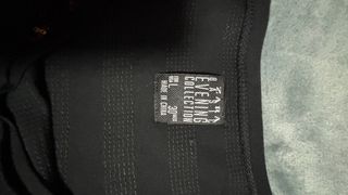 Zara Camiseta Lentejuelas Rayas Negra