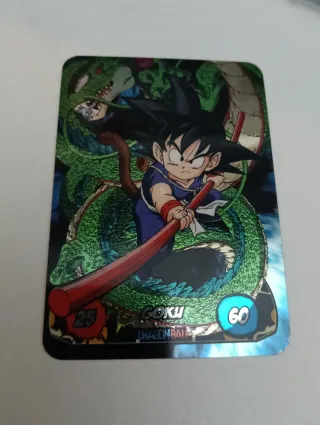 Carte Dragon Ball Goku con Shenron