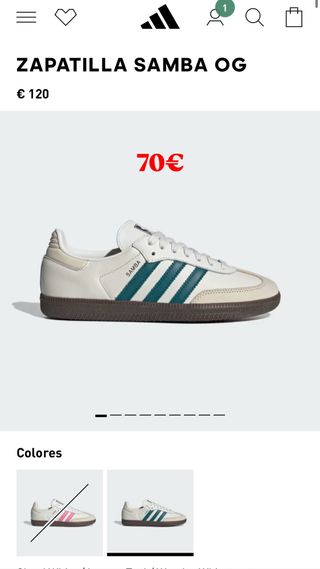 Zapatillas Adidas Samba OG Blancas/Verdes