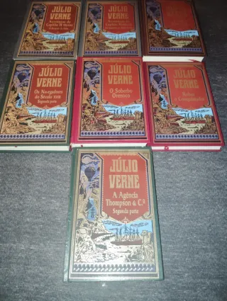 Livros de Viagens Júlio Verne Novos