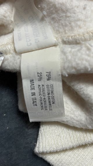 Sudadera Valentino Jeans Crudo Talla L