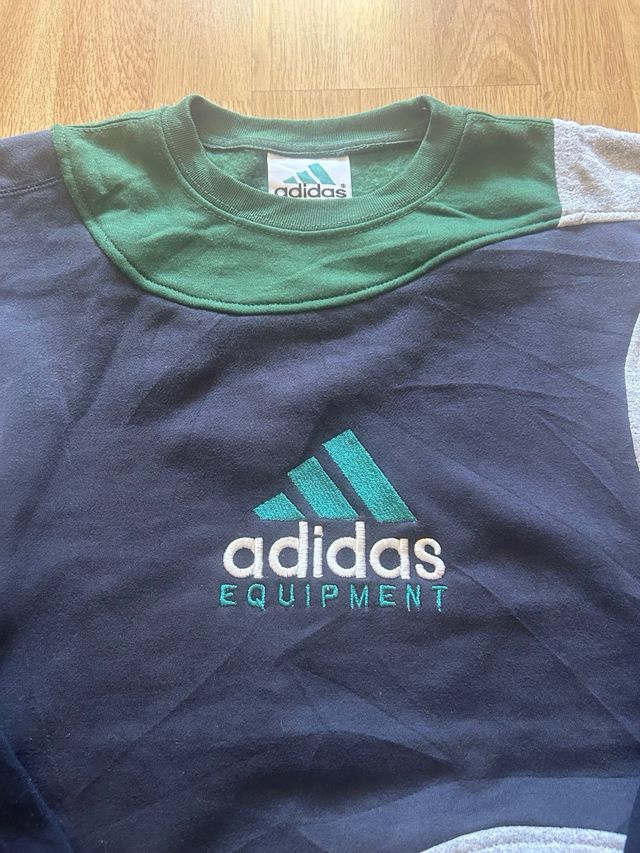 Adidas Equipment Vintage Rework - Gris/Azul - XL