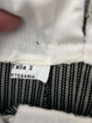 Traje flamenco niño gris y blanco